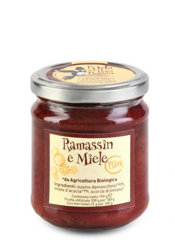 Organic Ramassin Plum and Honey Jam