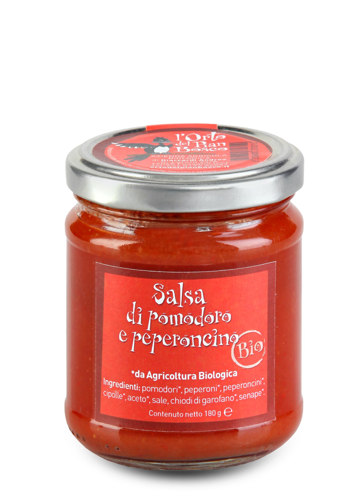 Salsa di Pomodoro e Peperoncino Bio